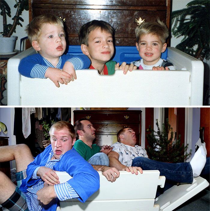 Воссоздание фотографий из детства
