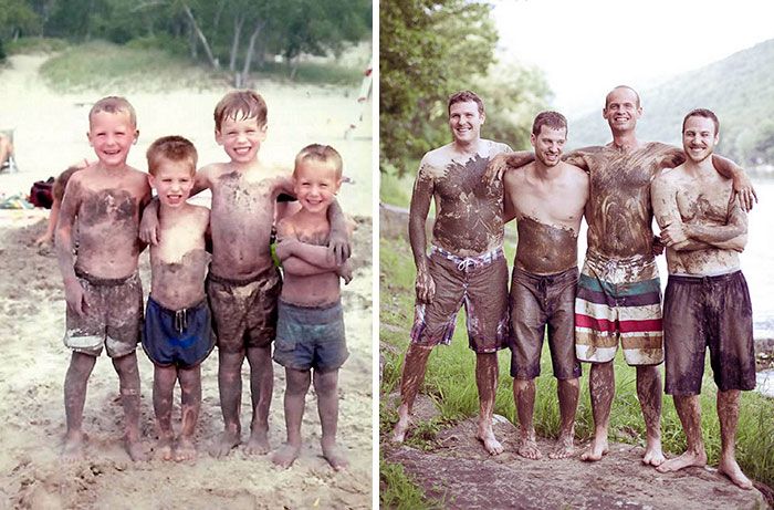 Воссоздание фотографий из детства