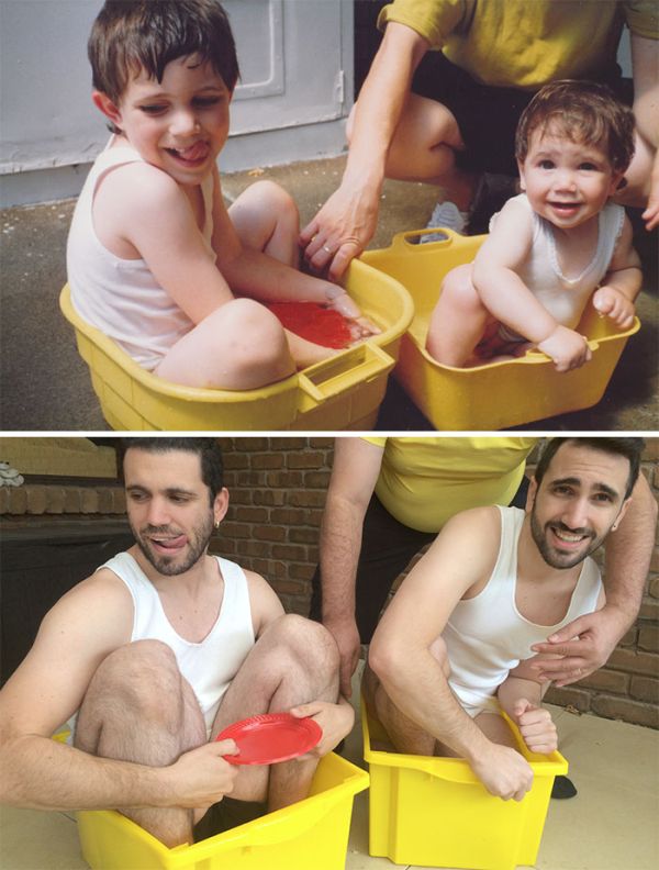Воссоздание фотографий из детства