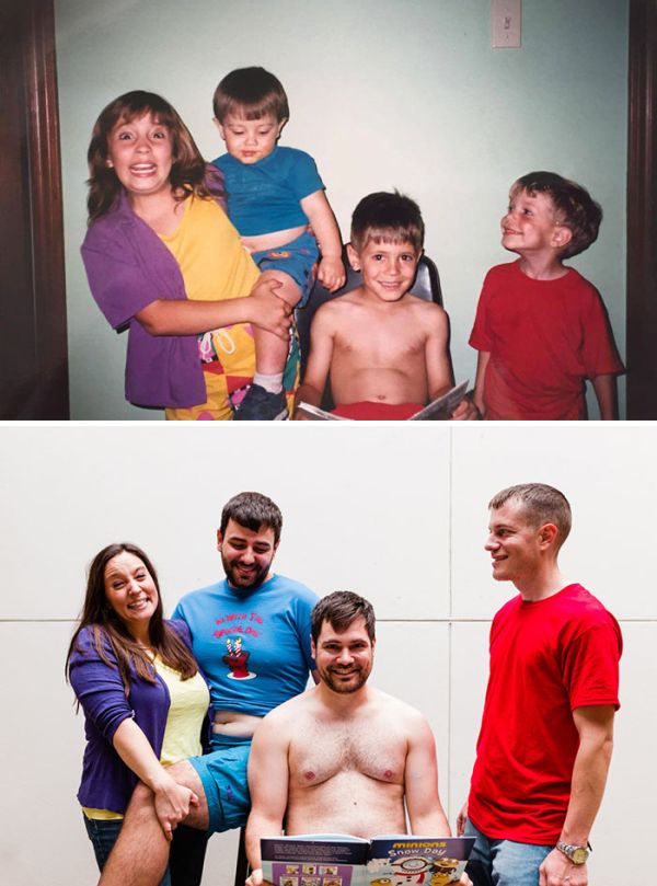 Воссоздание фотографий из детства