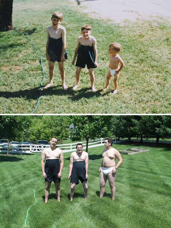 Воссоздание фотографий из детства