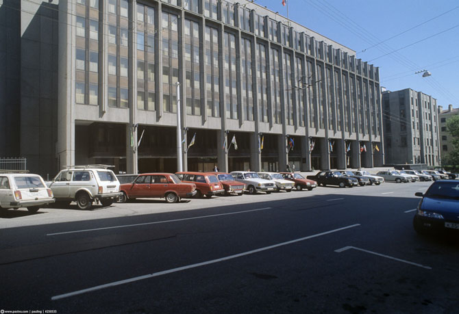 Прогулка по Москве 1995 года
