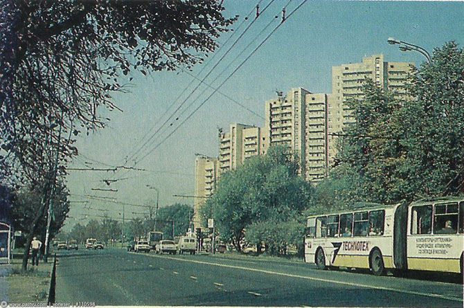 Прогулка по Москве 1995 года