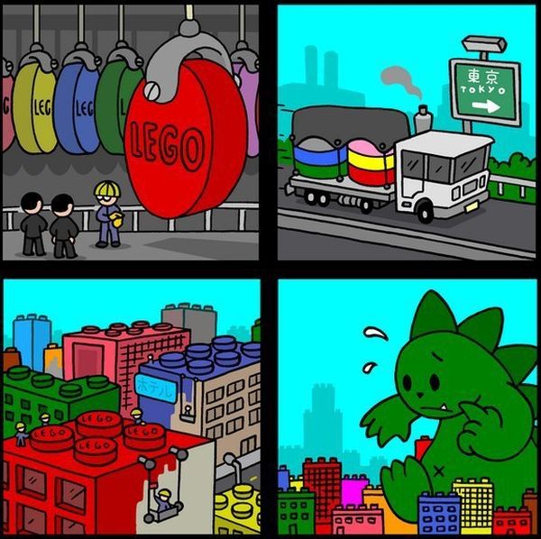 Смешные комиксы