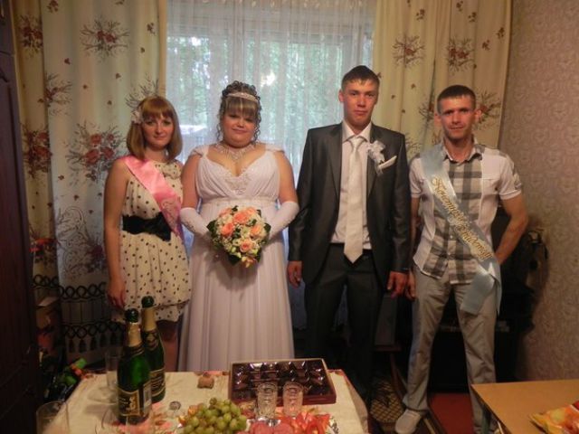 Смешные моменты на свадьбах