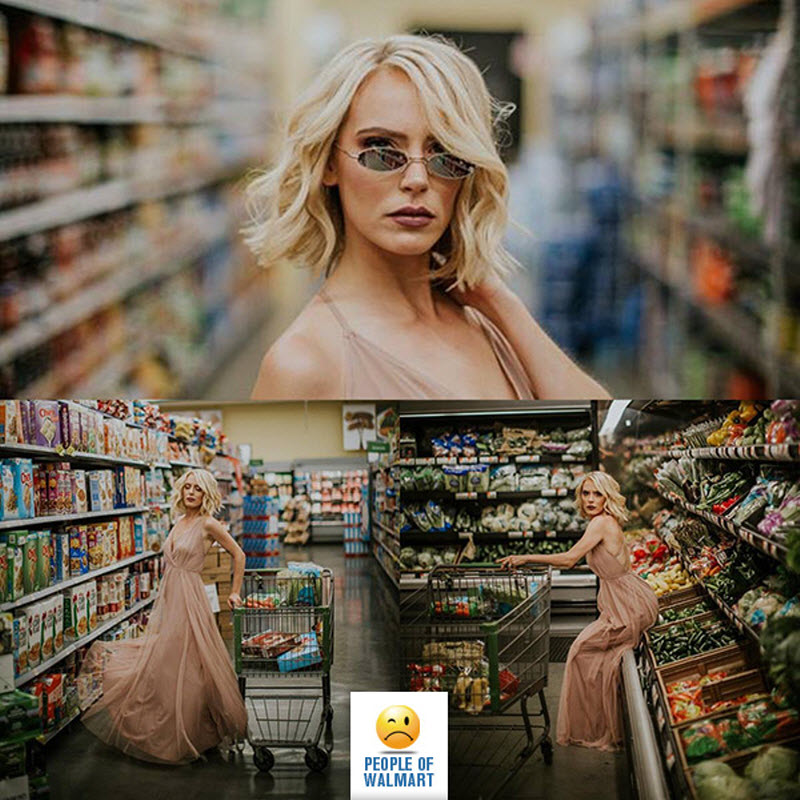 Экстравагантные покупатели Walmart