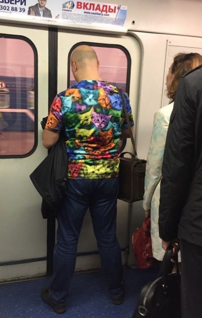 Модники и странные пассажиры в метро