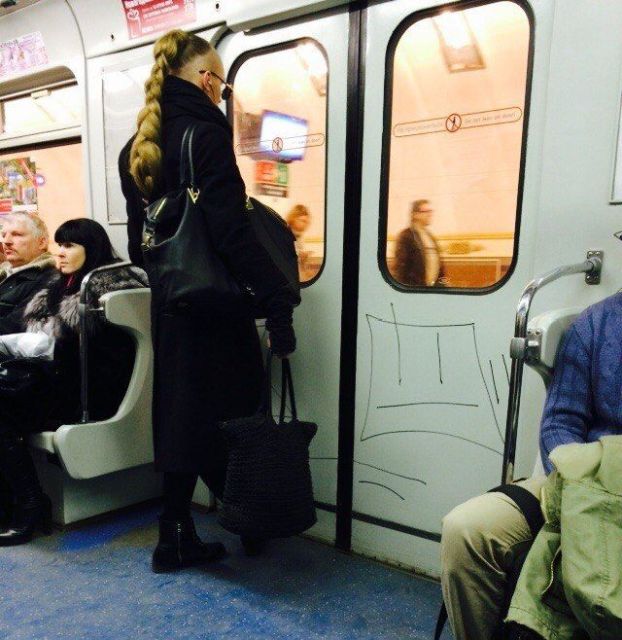 Модники и странные пассажиры в метро