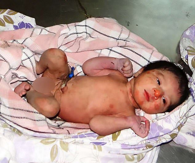 Родители выбросили в кусты новорожденную девочку, потому как хотели мальчика