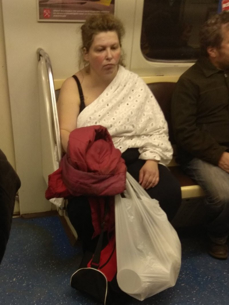 Модники из российского метрополитена
