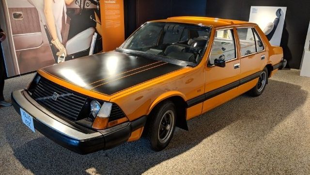 Камера заднего вида 1972 года выпуска на прототипе Volvo Experimental Safety Car