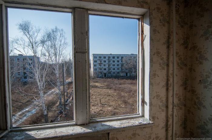 Заброшенный военный городок на границе с Китаем