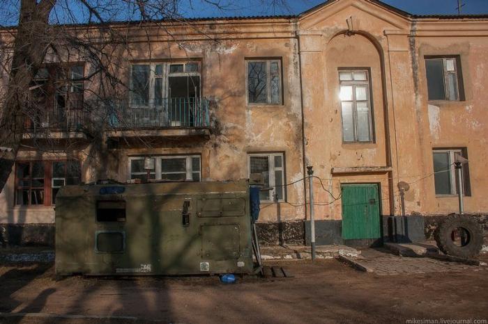 Заброшенный военный городок на границе с Китаем