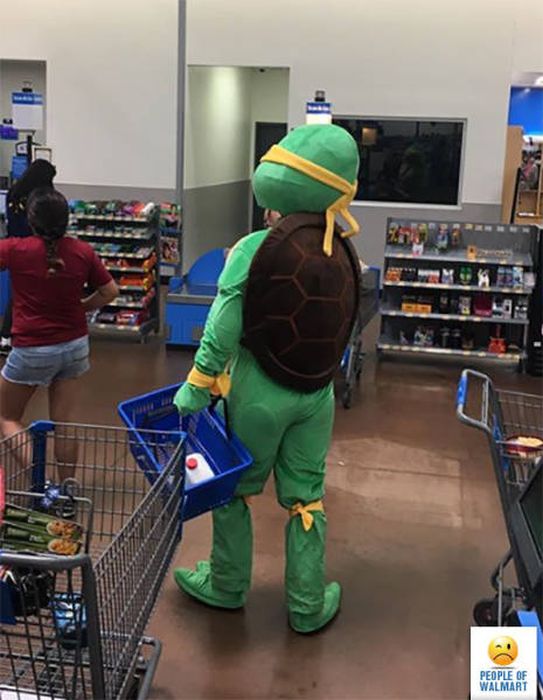 Странные посетители супермаркета Walmart
