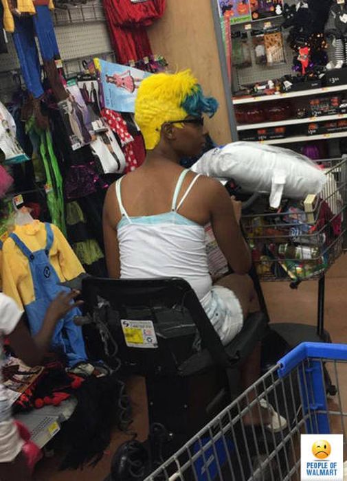 Странные посетители супермаркета Walmart
