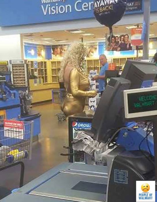 Странные посетители супермаркета Walmart