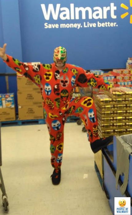 Странные посетители супермаркета Walmart
