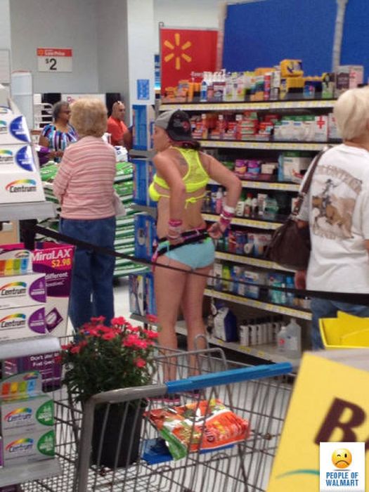 Странные посетители супермаркета Walmart