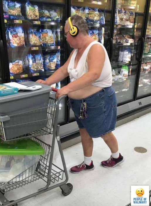 Странные посетители супермаркета Walmart