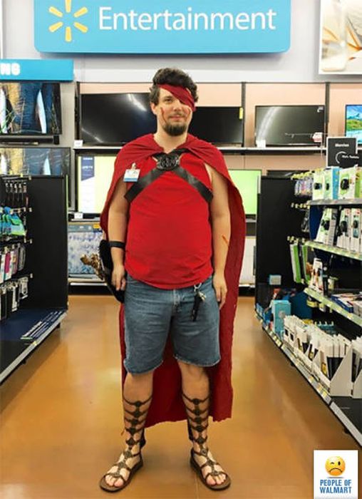 Странные посетители супермаркета Walmart