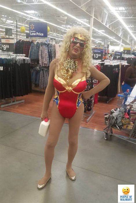 Странные посетители супермаркета Walmart