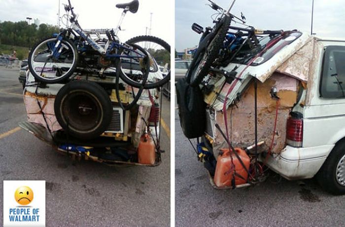 Странные посетители супермаркета Walmart