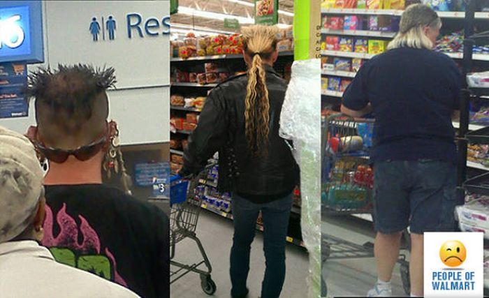 Странные посетители супермаркета Walmart