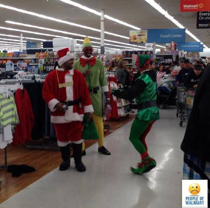 Странные посетители супермаркета Walmart