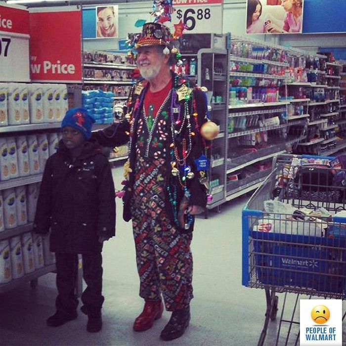 Странные посетители супермаркета Walmart