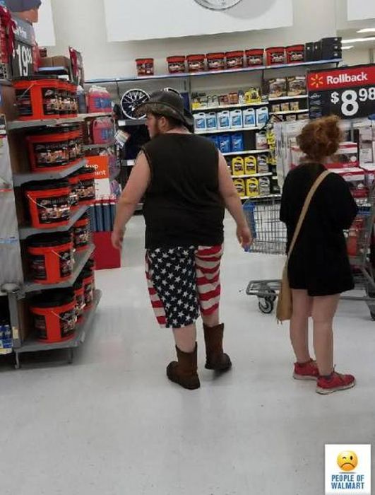 Странные посетители супермаркета Walmart