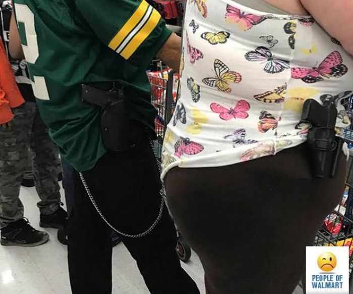 Странные посетители супермаркета Walmart