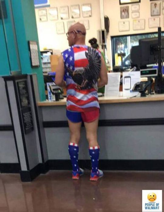 Странные посетители супермаркета Walmart