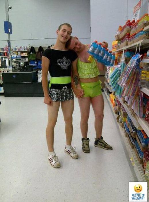 Странные посетители супермаркета Walmart