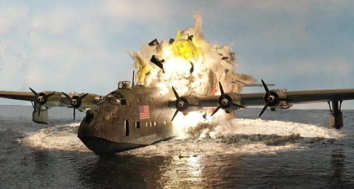 Реалистичная миниатюра «Крушение BV 222»