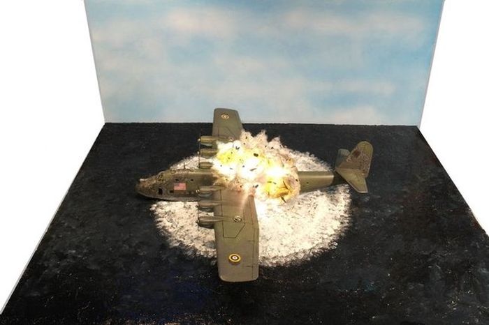 Реалистичная миниатюра «Крушение BV 222»
