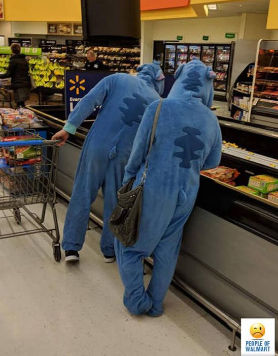 Чудные посетители супермаркетов Walmart