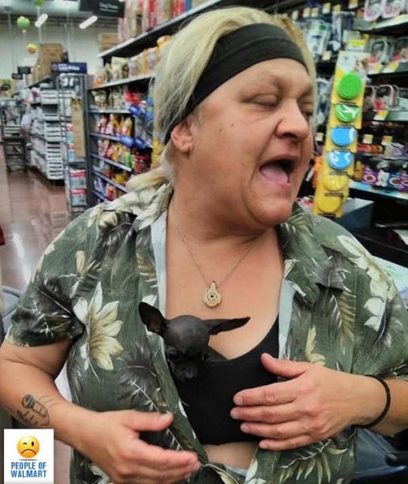 Чудные посетители супермаркетов Walmart