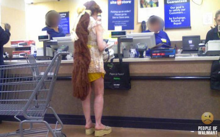 Чудные посетители супермаркетов Walmart