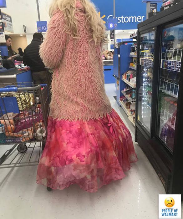 Чудные посетители супермаркетов Walmart