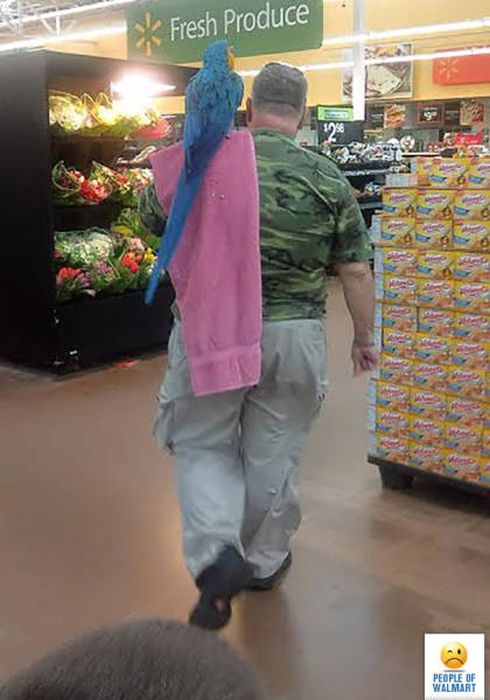 Чудные посетители супермаркетов Walmart