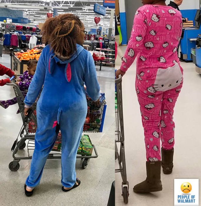 Чудные посетители супермаркетов Walmart