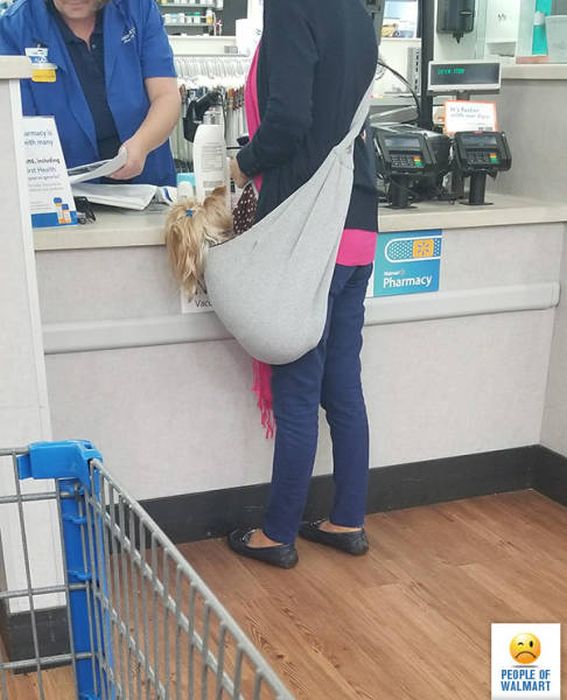 Чудные посетители супермаркетов Walmart