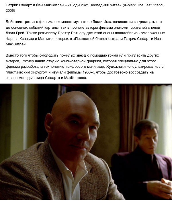 Омоложенные и даже мёртвые актеры снимаются в кино