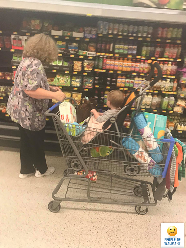 Экстравагантные покупатели Walmart
