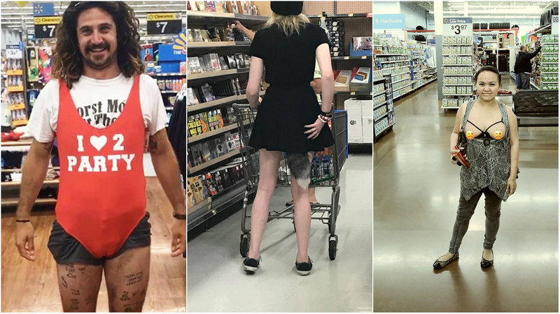 Экстравагантные покупатели Walmart