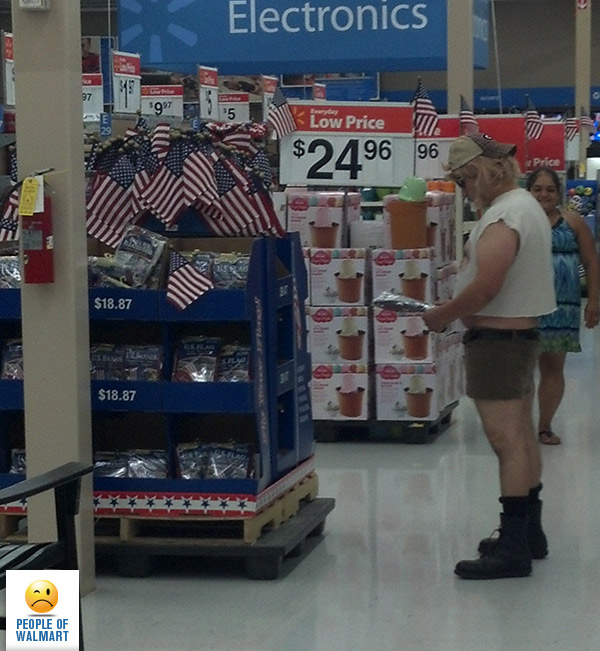 Экстравагантные покупатели Walmart
