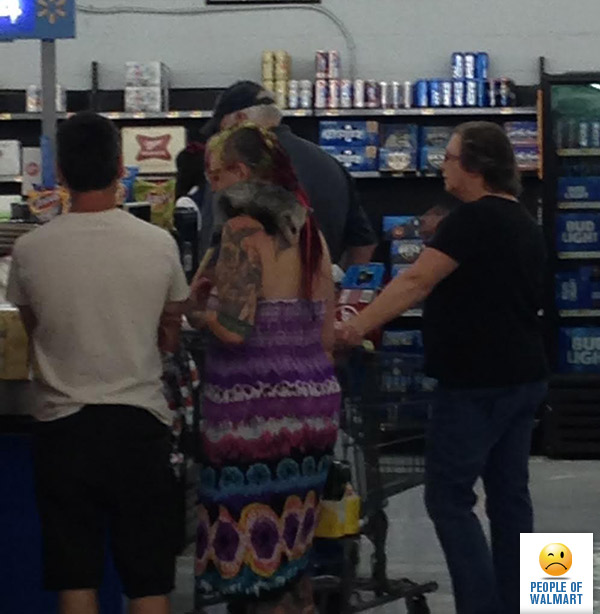 Экстравагантные покупатели Walmart