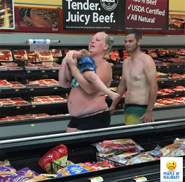 Экстравагантные покупатели Walmart