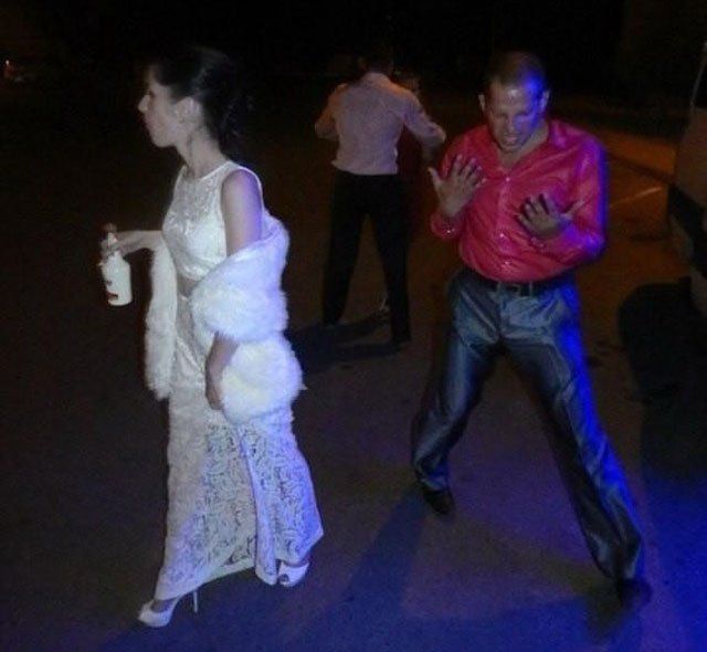 Странные свадебные фотографии