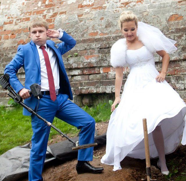 Странные свадебные фотографии